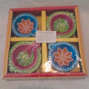 VTG Decorative Clay Diyas (tealight holders)